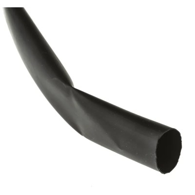 TE Connectivity Heat Shrink Tubing Black 12.7 mm Sleeve Diameter x 6m Length, Polyolefin Material, Flame LSTT-R-12.7-0