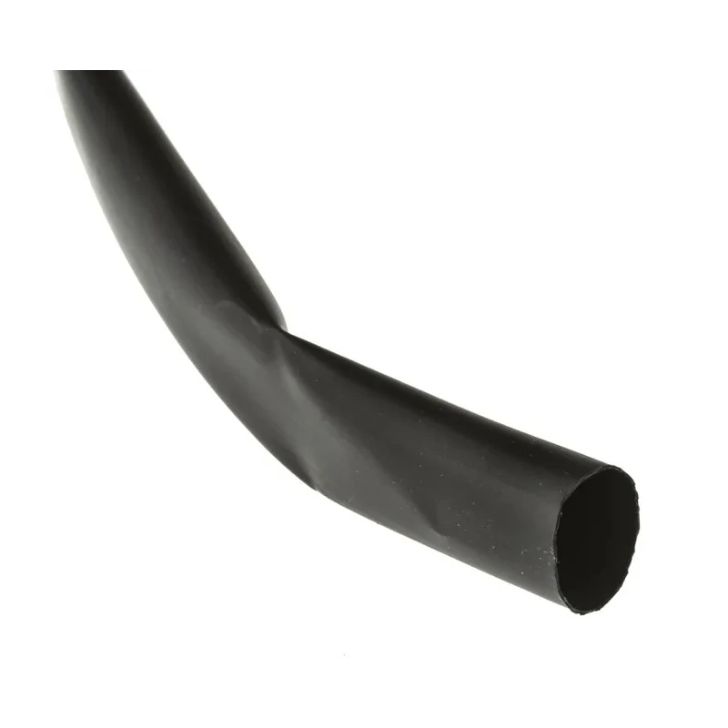 TE Connectivity Heat Shrink Tubing Black 12.7 mm Sleeve Diameter x 6m Length, Polyolefin Material, Flame LSTT-R-12.7-0