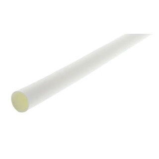 TE Connectivity Heat Shrink Tubing White 6.4 mm Sleeve Diameter x 1.2 m Length Polyolefin Flame Retardant RNF-100-1/4-9-STK