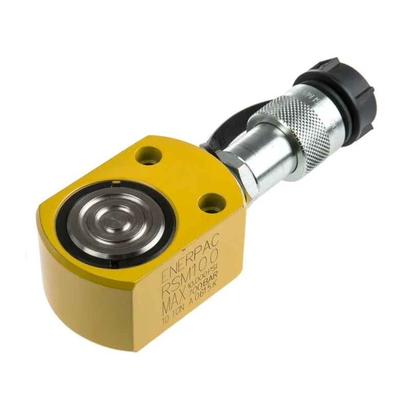 Enerpac Portable Low Height Hydraulic Cylinder Single Acting 10t Capacity 12mm Stroke RSM100