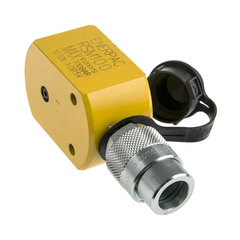 Enerpac Portable Low Height Hydraulic Cylinder Single Acting 10t Capacity 12mm Stroke RSM100