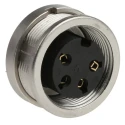 Lumberg 4 Pole Straight M16 DIN Socket Panel Mount Female 5A 250V ac IP40 KFV 40