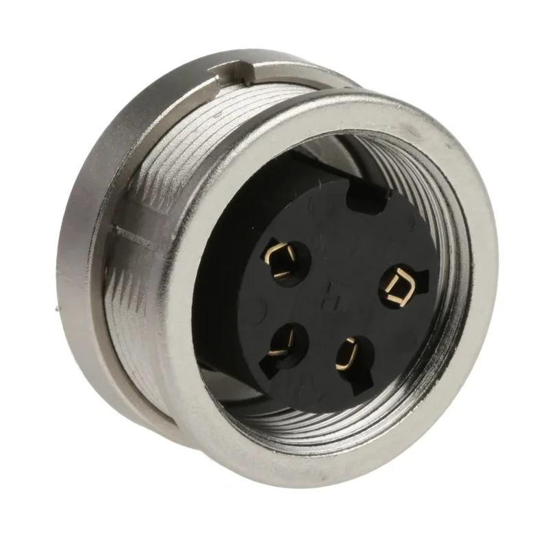Lumberg 4 Pole Straight M16 DIN Socket Panel Mount Female 5A 250V ac IP40 KFV 40