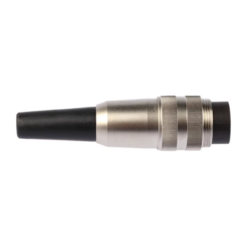 Lumberg 5-Pole Straight M16 DIN Plug Shielded Copper Zinc Alloy Housing Brass Contacts Gold over Silver Plating 250V SV 50/6