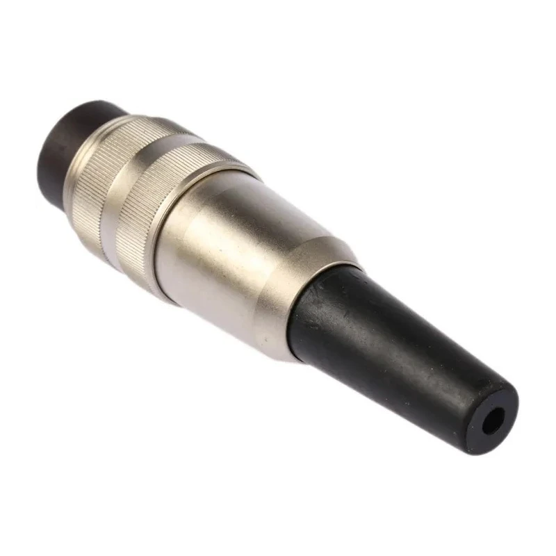 Lumberg 5-Pole Straight M16 DIN Plug Shielded Copper Zinc Alloy Housing Brass Contacts Gold over Silver Plating 250V SV 50/6