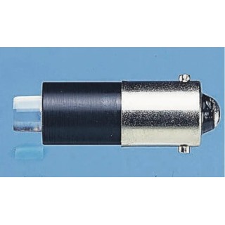 Marl Red Indicator Lamp Single Chip 110V dc BA9 Base 4.8mm Diameter 685mcd 215-501-25-38