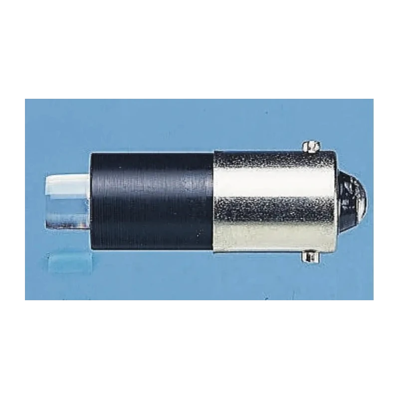 Marl Red Indicator Lamp Single Chip 110V dc BA9 Base 4.8mm Diameter 685mcd 215-501-25-38