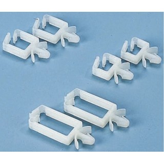 Essentra Natural Nylon Snap-in Saddle Cable Clip 10.2 mm Length 5.6 mm Width 10.7 mm Depth WS-SE-A-1-01 NATUREL