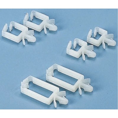 Essentra Natural Nylon Snap-in Saddle Cable Clip 10.2 mm Length 5.6 mm Width 10.7 mm Depth WS-SE-A-1-01 NATUREL
