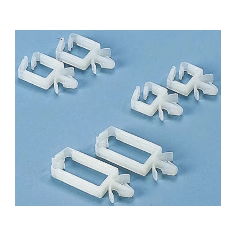 Essentra Natural Nylon Snap-in Saddle Cable Clip 10.2 mm Length 5.6 mm Width 10.7 mm Depth WS-SE-A-1-01 NATUREL