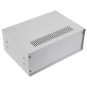 CAMDENBOSS Grey Steel Instrument Case 80 mm Height, 200 mm Length, 140 mm Width CMCB00002
