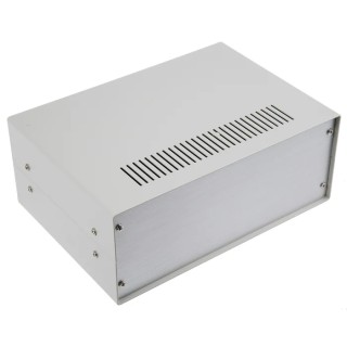 CAMDENBOSS Grey Steel Instrument Case 80 mm Height, 200 mm Length, 140 mm Width CMCB00002