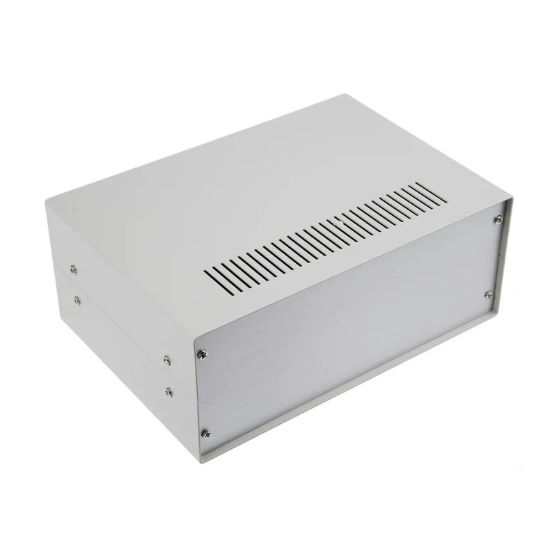 CAMDENBOSS Grey Steel Instrument Case 80 mm Height, 200 mm Length, 140 mm Width CMCB00002