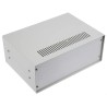 CAMDENBOSS Grey Steel Instrument Case 80 mm Height, 200 mm Length, 140 mm Width CMCB00002