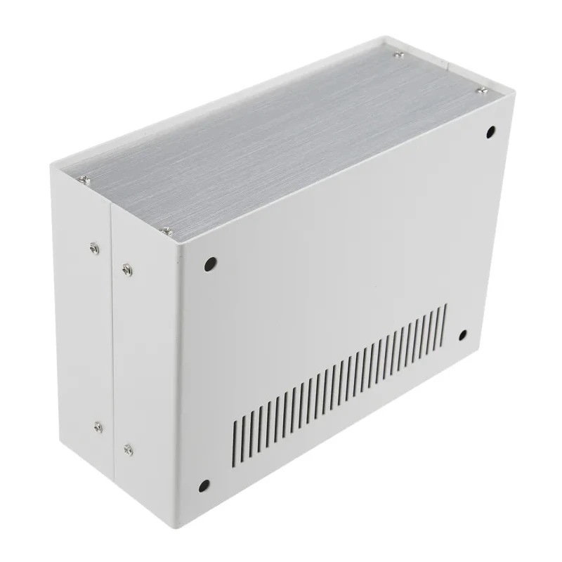 CAMDENBOSS Grey Steel Instrument Case 80 mm Height, 200 mm Length, 140 mm Width CMCB00002