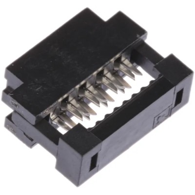Amphenol Communications Solutions 8-Way 2 Row IDC Connector Female for Cable 650V AC 1A 89361-708LF