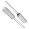 Abracon 32.768 kHz Crystal Oscillator Through Hole Mount Load Capacitance 12.5pF Pin Count 2 AB26T-32.768KHZ