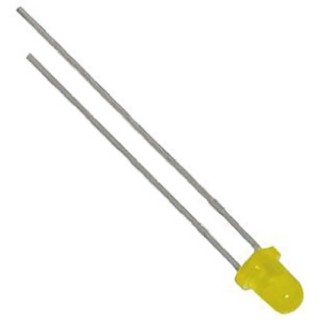 Broadcom 1.8 V Yellow LED 3 mm (T-1) Through Hole HLMP-1719