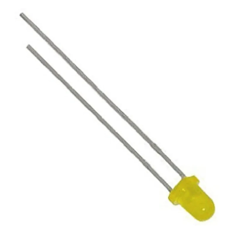 Broadcom 1.8 V Yellow LED 3 mm (T-1) Through Hole HLMP-1719