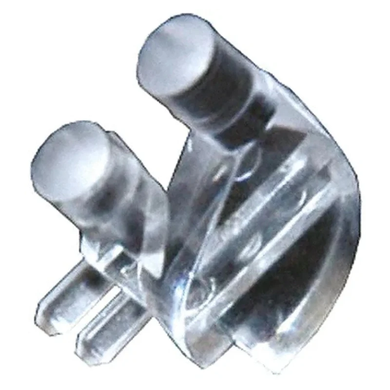 Dialight PCB 2-Way Right Angle Rigid LED Light Pipe Clear 3 x 3 mm 515-1061F