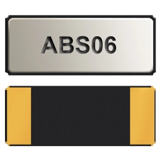 Abracon 32.768 kHz Crystal Unit ±10 ppm Surface Mount 2-Pin 0.6 mm Height 2 mm Length 1.2 mm Width ABS06-32.768KHZ-9-1-T
