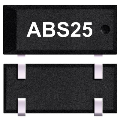 Abracon 32.768 kHz Crystal Unit ±30 ppm Surface Mount 4-Pin 2.5 mm x 8 mm x 3.8 mm ABS25-32.768KHZ-4-T