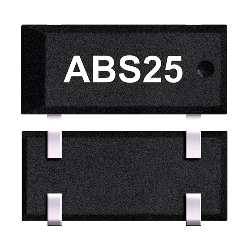 Abracon 32.768 kHz Crystal Unit ±30 ppm Surface Mount 4-Pin 2.5 mm x 8 mm x 3.8 mm ABS25-32.768KHZ-4-T