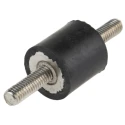 RS PRO M6 Anti-Vibration Mount Male to Male Bobbin Natural Rubber 22kg Compression 20mm OD 20mm Height 171-2570