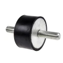 RS PRO Anti-Vibration Mount Male to Male Bobbin M16 Thread, 406.4 kg Compression Load, 75 mm Outside Diameter, 40 171-2588