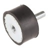 RS PRO M8 Anti-Vibration Mount Male to Female Bobbin with 139.04 kg Compression Load 20 mm Height 40 mm Outside 171-2606