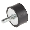 RS PRO M8 Anti-Vibration Mount Male to Female Bobbin with 139.04 kg Compression Load 20 mm Height 40 mm Outside 171-2606