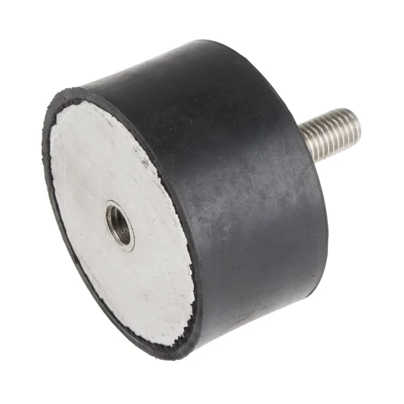 RS PRO Anti-Vibration Mount Male to Female Bobbin M12 Thread Size, Natural Rubber, 447.04 kg Compression, 75 mm OD 171-2612