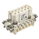 EPIC Heavy Duty Power Connector Insert 14A 600V H-A Series Female, 10 Contacts 10441100