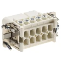 EPIC Heavy Duty Power Connector Insert 14A 600V H-A Series Female, 10 Contacts 10441100