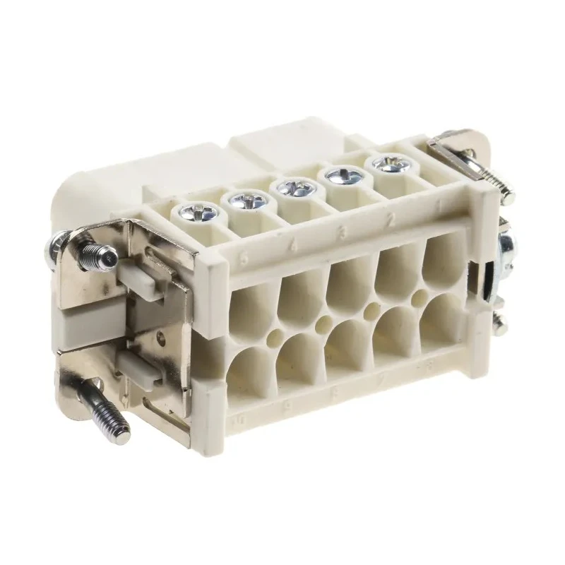 EPIC Heavy Duty Power Connector Insert 14A 600V H-A Series Female, 10 Contacts 10441100