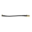 LPRS Coaxial Cable Male Right Angle to Female Straight 100 mm 50 Ω LPRS-MMCX-R-M-100-SMA-S-F-B