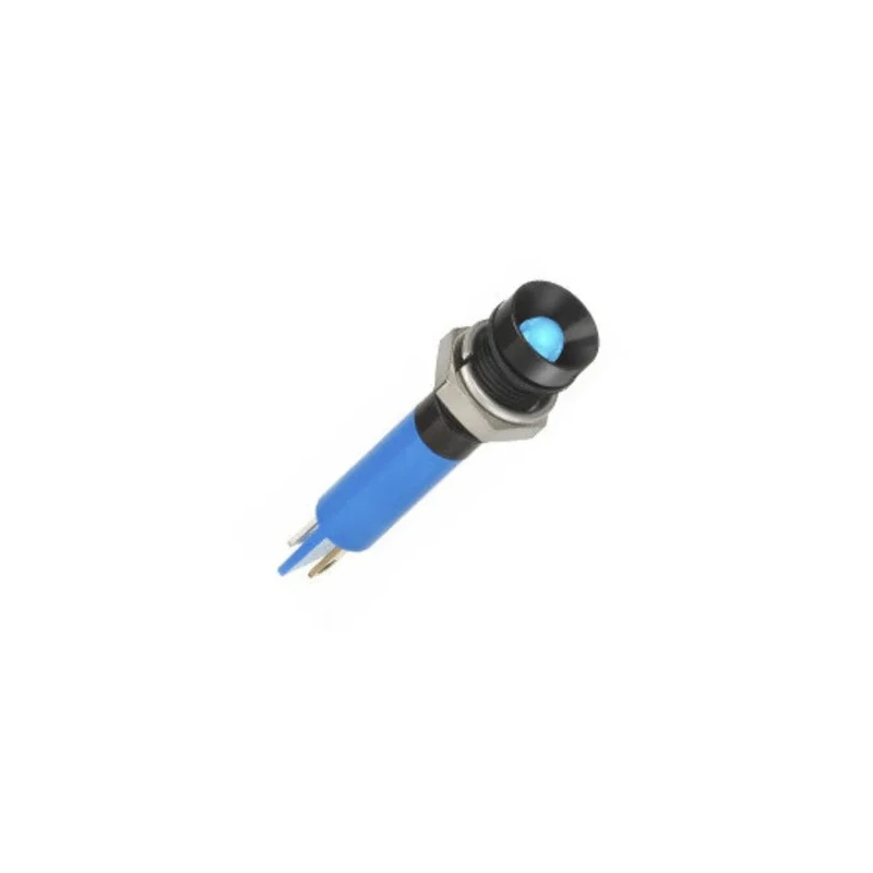 RS PRO Yellow Panel Mount Indicator 1.8V dc, 3.3V dc, 20mA, Lead Wire Termination, IP67, Flush Bezel, Model 171-3772