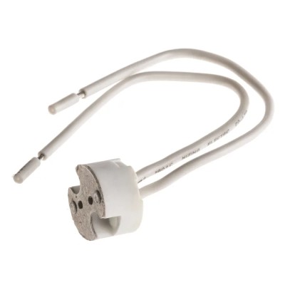 Orbitec Halogen Lamp Holder Screw Mount 24V 4A Steatite Material 2 Pin Rear Wiring H 4653