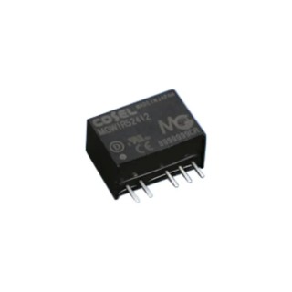 Cosel High-Performance DC/DC Converter, Dual Output 12V dc & -12V dc, 65 mA, 24V dc Input, 1.56W Power, SIP-6 PCB MGW1R52412