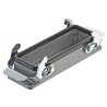 RS PRO Heavy Duty Power Connector Housing Bulkhead Mount Die Cast Aluminium IP65 2 Lever Locking 24B Series 171-5717