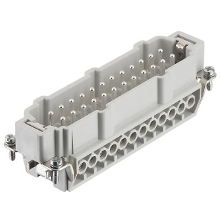 RS PRO Heavy Duty Power Connector Insert Male 24 Contacts 16A Panel Mount IP65 RS PRO E Series 171-5738