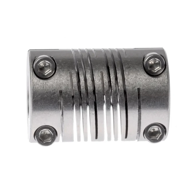 Huco Stainless Steel 6-Beam Clamp Coupler 19.1 mm Outside Diameter 8 mm Bore Size 28 mm Length 703.19.2828
