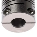Huco Stainless Steel 6-Beam Clamp Coupler 19.1 mm Outside Diameter 8 mm Bore Size 28 mm Length 703.19.2828