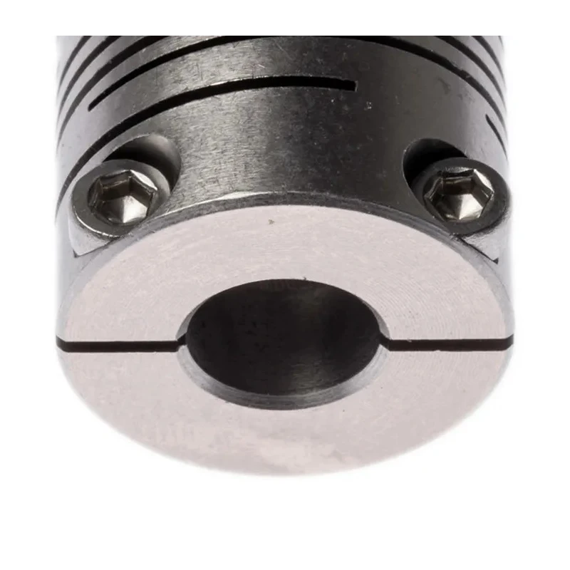Huco Stainless Steel 6-Beam Clamp Coupler 19.1 mm Outside Diameter 8 mm Bore Size 28 mm Length 703.19.2828