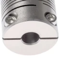 Huco Stainless Steel Clamp Flexible Coupler 25.4 mm OD 8 mm Bore x 31.8 mm Length Torque 6 Nm Maximum Speed 5000 721.25.2828