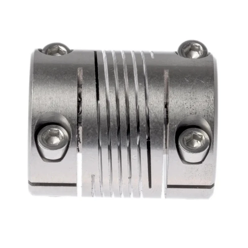 Huco Stainless Steel Clamp Flexible Coupler 25.4 mm OD 8 mm Bore x 31.8 mm Length Torque 6 Nm Maximum Speed 5000 721.25.2828