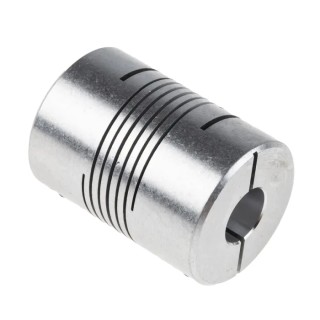 Huco Flexible Clamp Coupler 31.8 mm OD 12 mm Bore 44.5 mm Length 725.32.3535
