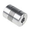 Huco Flexible Clamp Coupler 31.8 mm OD 12 mm Bore 44.5 mm Length 725.32.3535