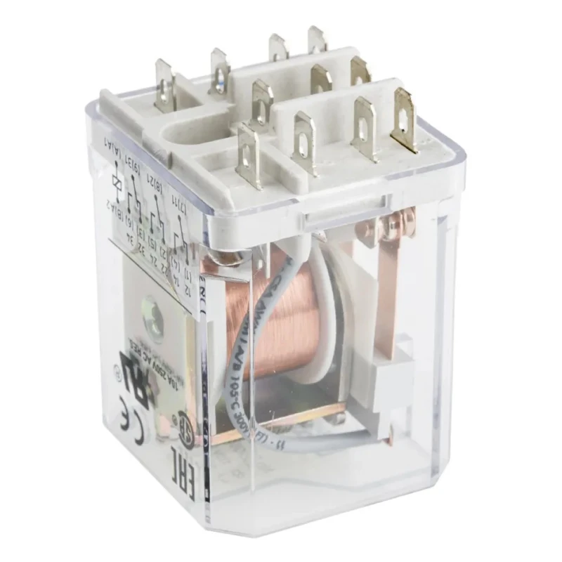 Phoenix Contact DIN Rail Power Relay, 110V DC Coil, 16A Switching Current, TPDT 2908893