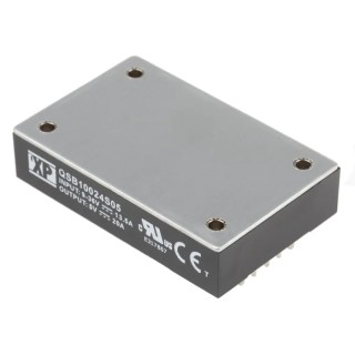 XP Power QSB100 DC/DC Converter 5V DC 20mA 9V to 36V Input 350W Through Hole SIP Package 